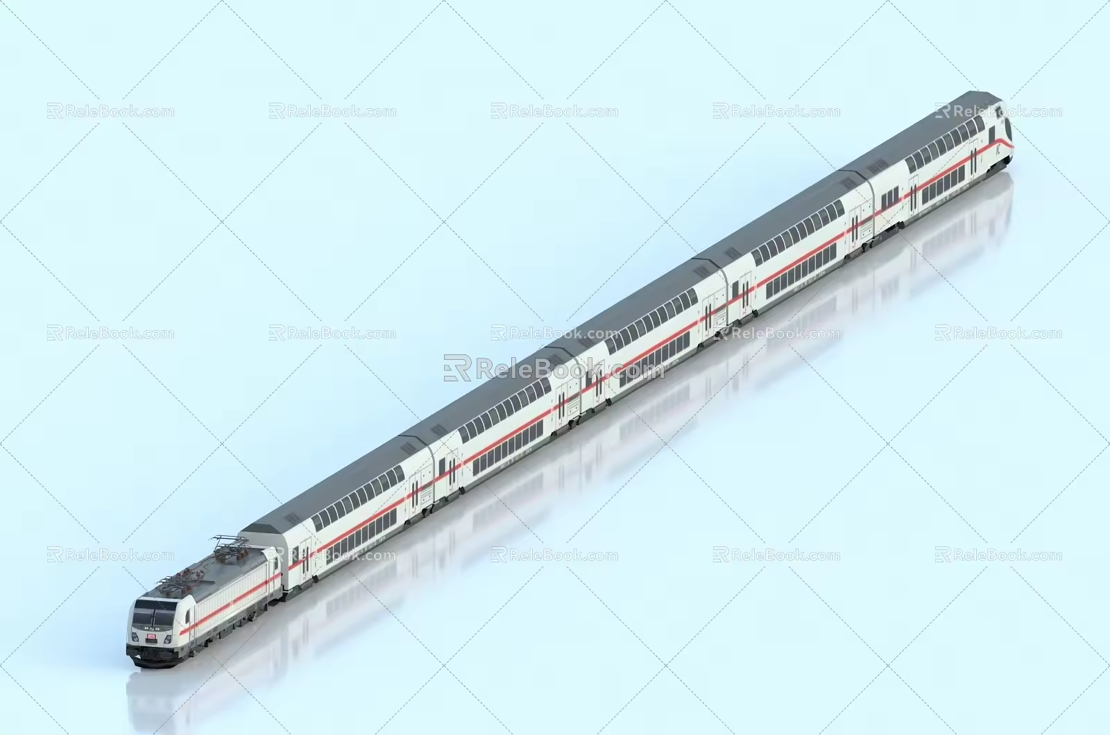 train light rail subway high-speed rail bullet train urban rail train rail transit tram urban train 3d model