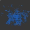 Aerial Planning of Urban Layout Including Road Network and Block Structure