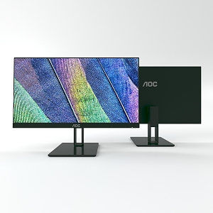 computer display monitor 3d model