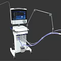 Advanced Medical Device With Digital Monitor Flexible Arm And Wheeled Cart For Clinical Use