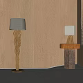 Combination floor lamp 3d model