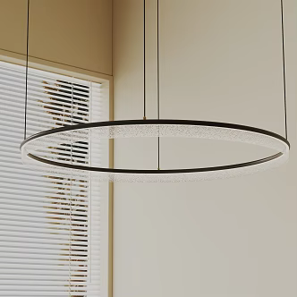 Modern chandelier 3d model