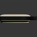 Mobile Digital Portable Power Bank With Beige Design Circular Logo And Strap