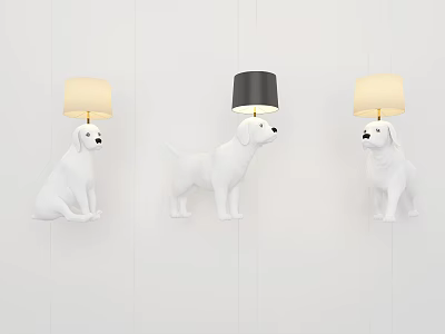 Modern table lamp 3d model