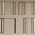 Various Folding And Sliding Door Designs For Interior Decoration Ideas 3d model