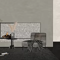 Modern single sofa 3d model