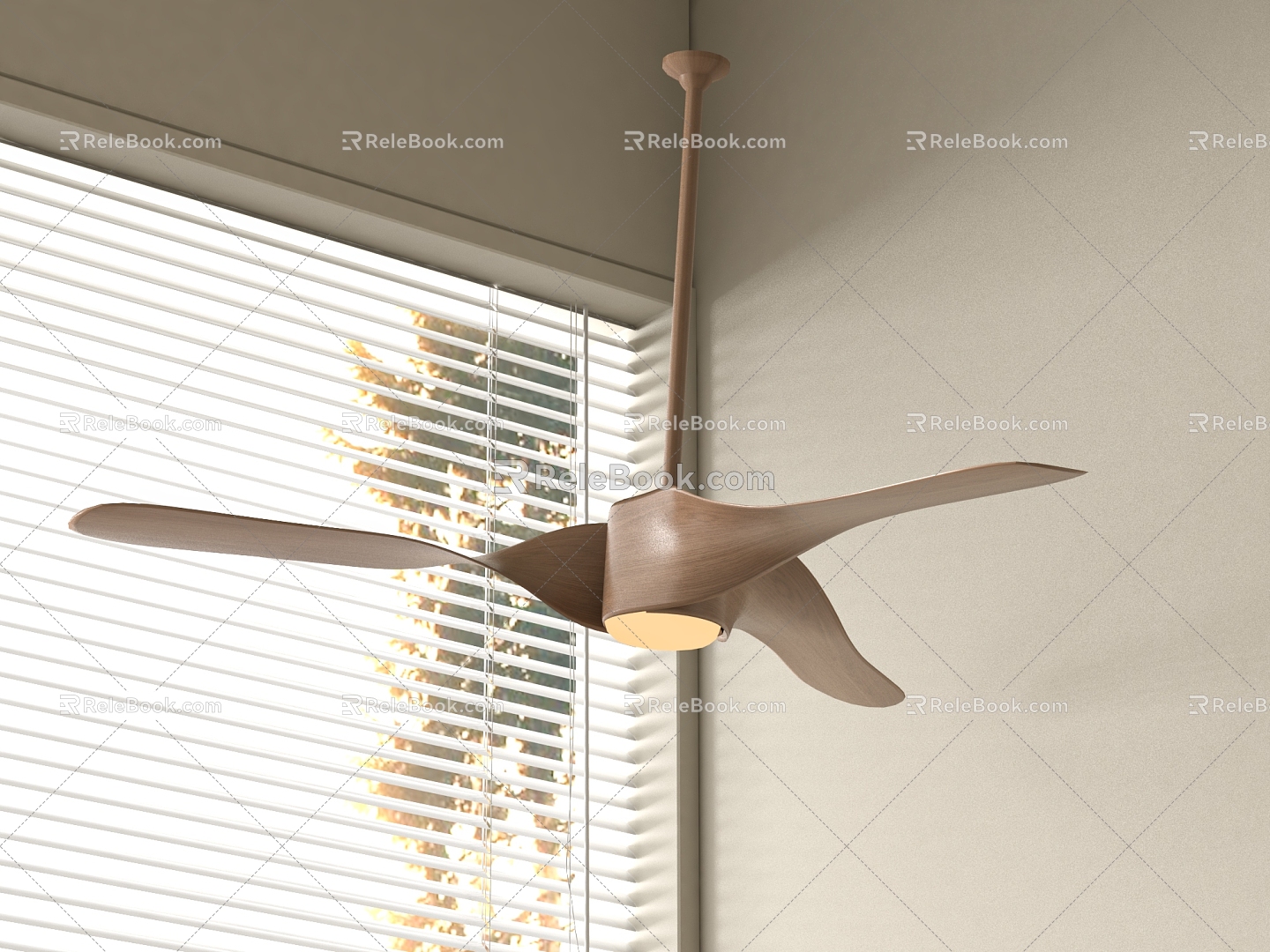 Modern fan light ceiling fan light 3d model