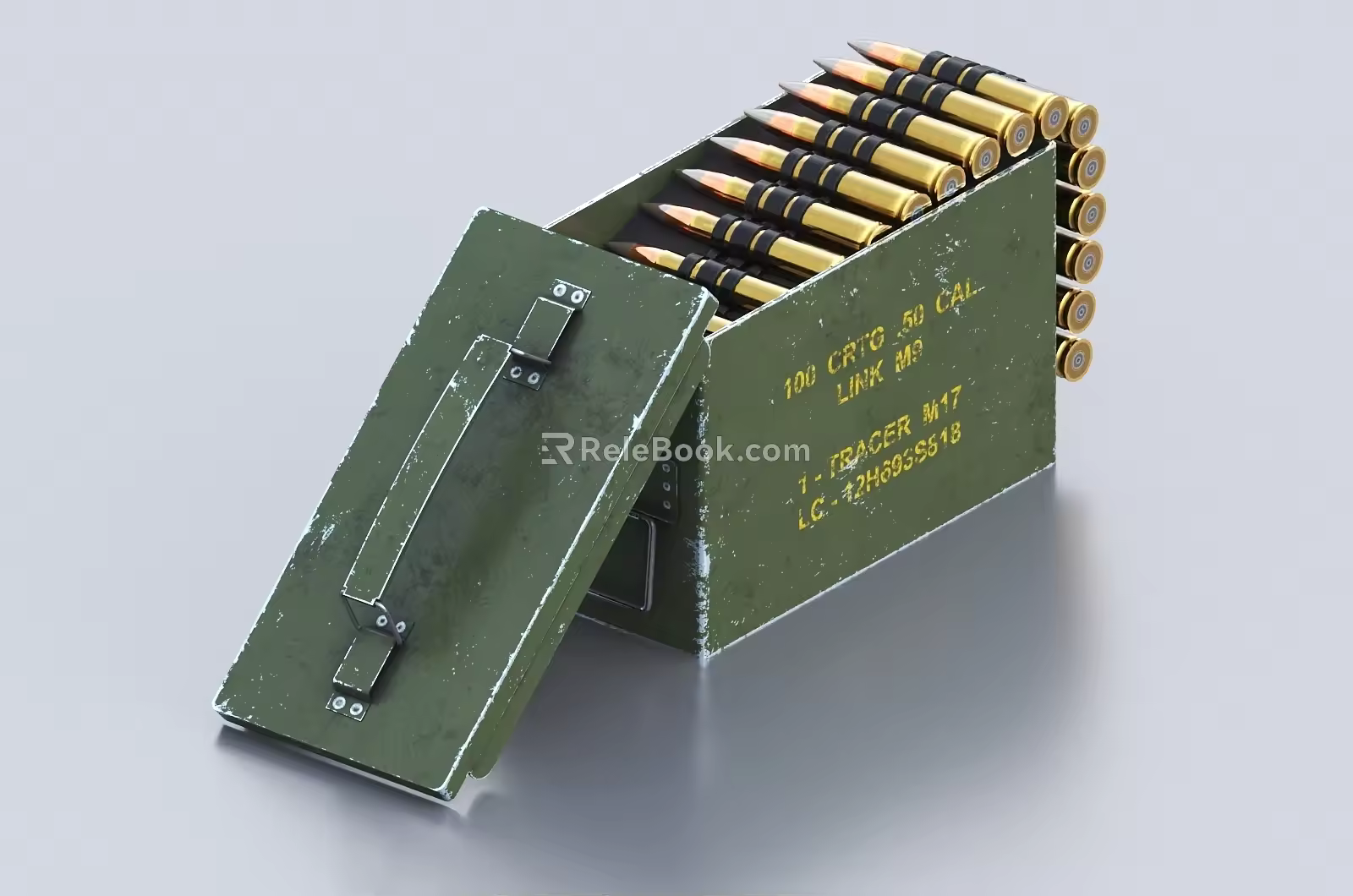Bullets Ammunition Bullet Box Ammunition Box Bullet Box 3d model