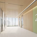 Elevator hall 3d model