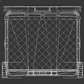 Foldable Storage Crates With Telescopic Handle Wheels Black And White Diamond Pattern