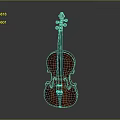 High Quality Red Wooden Violin With Classic Handcrafted Design Features