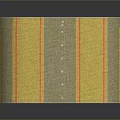 Striped Yellow And Gray Fabric Storage Box For Home Organization