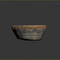 Handmade Ceramic Bowl With Rustic Design And Earth Tones For Daily Use 3d model