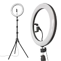 Adjustable LED Ring Light With Tripod Stand For Photography And Video Recording
