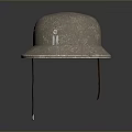 Antique Military Helmet With Worn Metallic Surface And Historical Protective Design