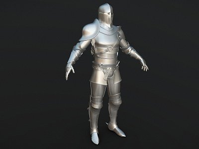 Medieval Knight Armor Soldier model