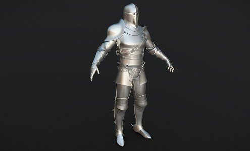 Medieval Knight Armor Soldier 3d model