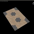 Modern Wood Flooring Close-up 3d model