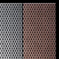 Colored Perforated Metal Mesh Panels With Various Hole Patterns And Finishes