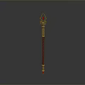 Scepter Ancient Scepter Cane Ancient Scepter Magic Scepter Metal Scepter Classical Scepter Magic Scepter 3d model