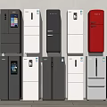 Assorted Refrigerators Freezers In Multiple Colors And Modern Designs For Home Kitchen
