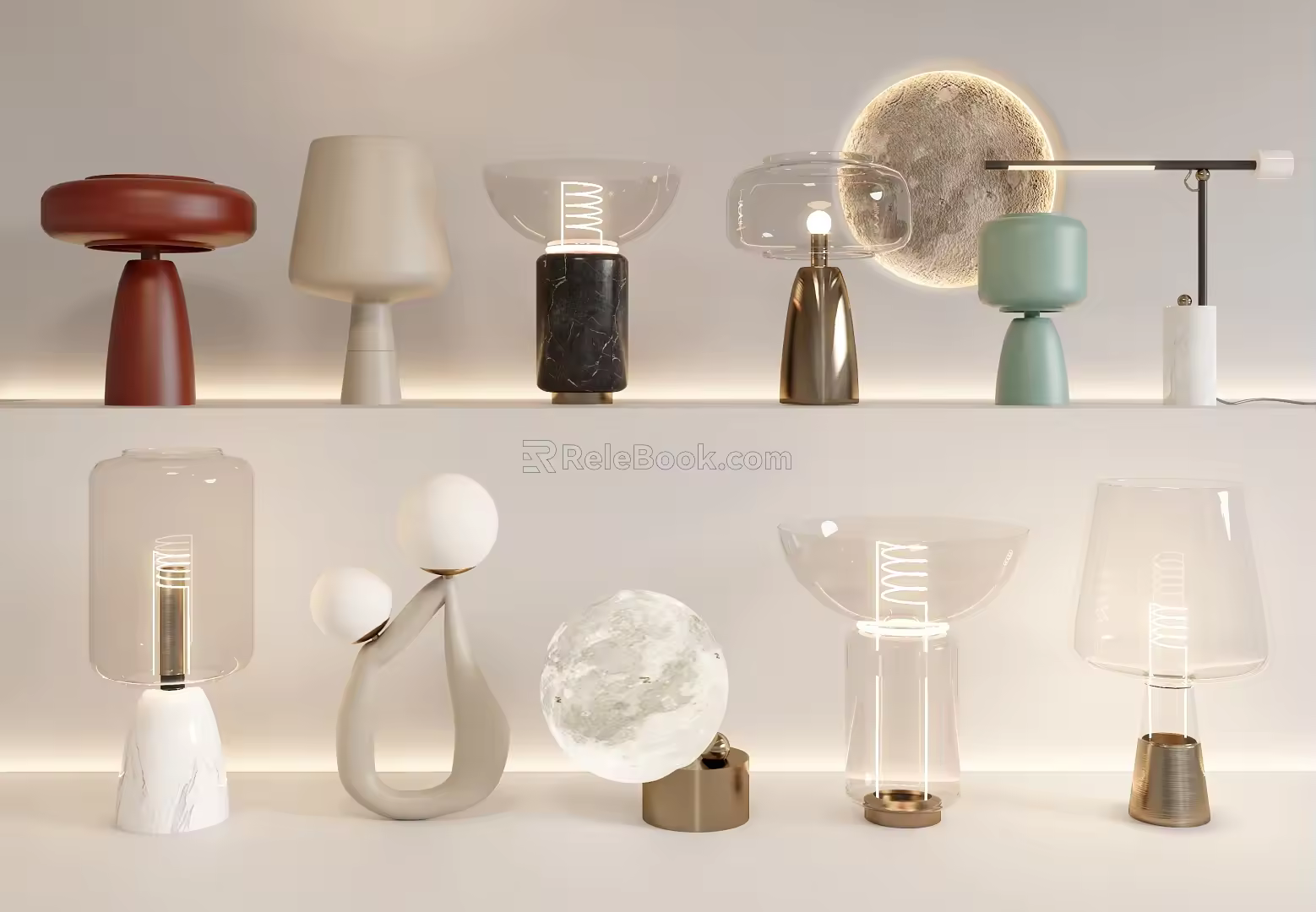 Modern Table Lamp Table Lamp Combination 3d model