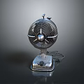 Vintage Metal Electric Fan With Classic Design And Stable Base Structure Details