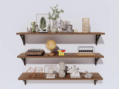 Decorative Ornaments Furnishings Ornaments Combination Table Ornaments 3d model