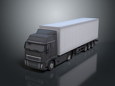 Modern Truck Large Truck Vehicle 3d model