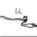 High Quality Automotive Wire Harnesses With Black Connectors And Metal Fasteners