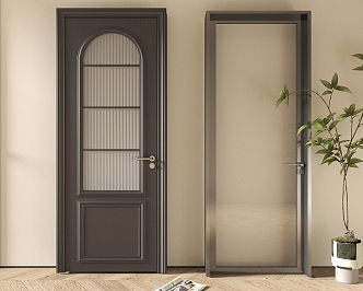 Modern single door combination 3d model