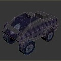 Bulletproof Car Armed Jeep Armed Car Armed Bulletproof Car Military Jeep Off-road Jeep Humvee 3d model