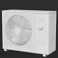 White Inverter Air Conditioner Fan With Efficient Cooling And Modern Design