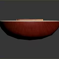 Traditional Red Pipa Musical Instrument With Wooden Body And Strings