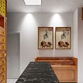 Pharmacy Specialty Store Interior With Medicine Non Medicine Shelves And Product Displays