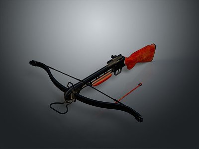 Crossbow Mechanical Crossbow Shift Bow and Arrow Shoot Far Equipment Weapons High-tech Crossbow 3d model