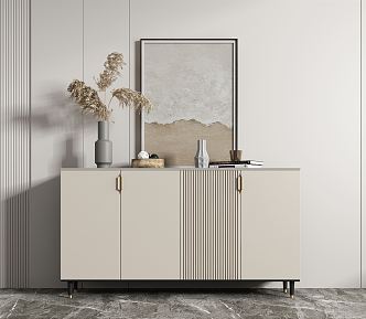 Modern Sideboard Decorative Cabinet 3d model