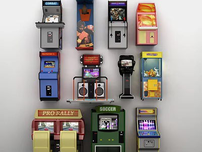 Modern Game Machine 3d model