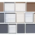 Various Colored Roller Blinds With Different Patterns For Home Windows Decoration