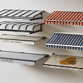 Various Stylish Awnings With Curved Flat And Striped Red White Blue Gray Designs