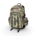 Camouflage Backpack With Multiple Pockets And Durable Design For Outdoor Use