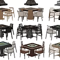 Various Styles Entertainment Tables with Modern Design and Matching Chairs for Home Leisure