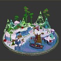 Game Environment Game Scene Fairy Tale Scene Fairy Tale Magic Scene Magic Item Fantasy Scene 3d model