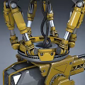 Modern Sci-Fi Turret 3d model