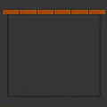 Elegant Modern Bench Design With Orange Top And Gray Legs