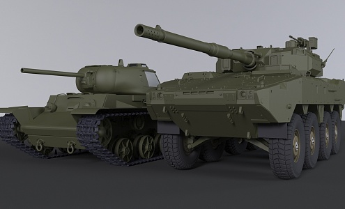 Tank Destroyer Artillery 3d model