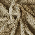 Beige Fluffy Fabric With Curly Texture In Close Up View Details