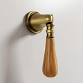 Retro Handle Brass Handle Cabinet Door Handle 3d model