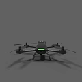Smart Machines Drones Flying In Cloudy Sky With Multiple Units