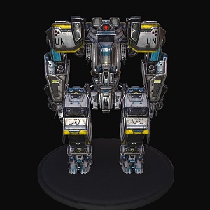 Robot Mechanical Warrior Future Warrior Transformers 3d model